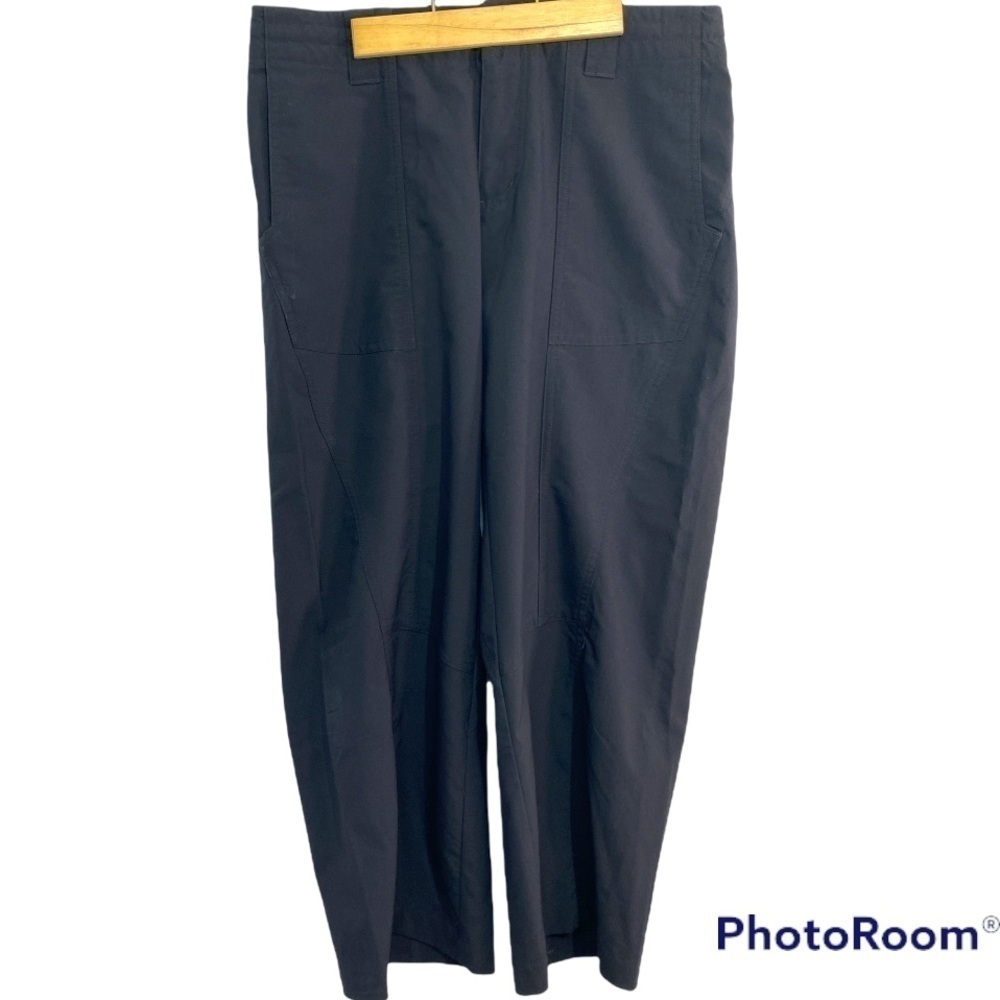 Patagonia straight leg cropped pants pockets belt loops womans Sz 8 U-01